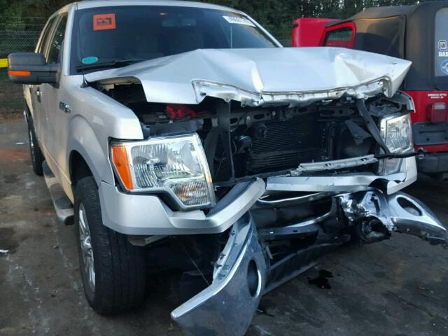 1FTFW1CFXDFD52150 - 2013 FORD F150 SUPER SILVER photo 9