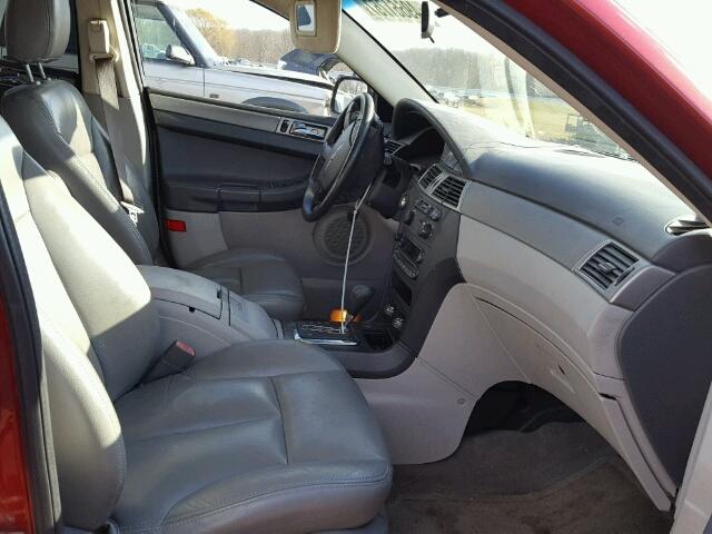 2A8GM48L07R128739 - 2007 CHRYSLER PACIFICA 勃艮第红 照片 5