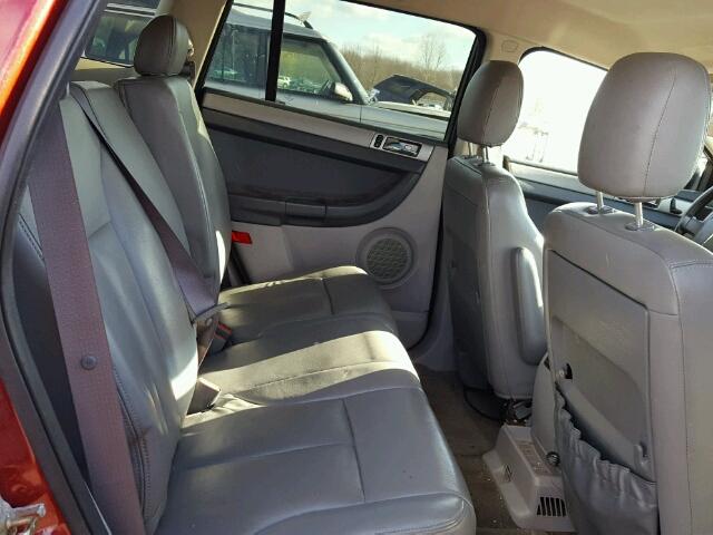 2A8GM48L07R128739 - 2007 CHRYSLER PACIFICA 勃艮第红 照片 6