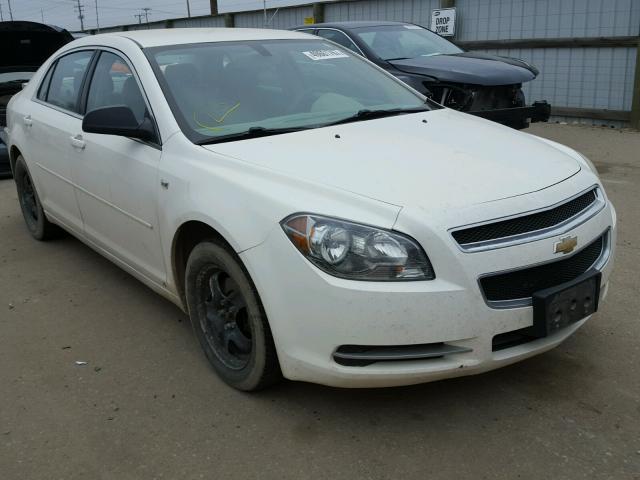 1G1ZG57B084208609 - 2008 CHEVROLET MALIBU LS WHITE photo 1