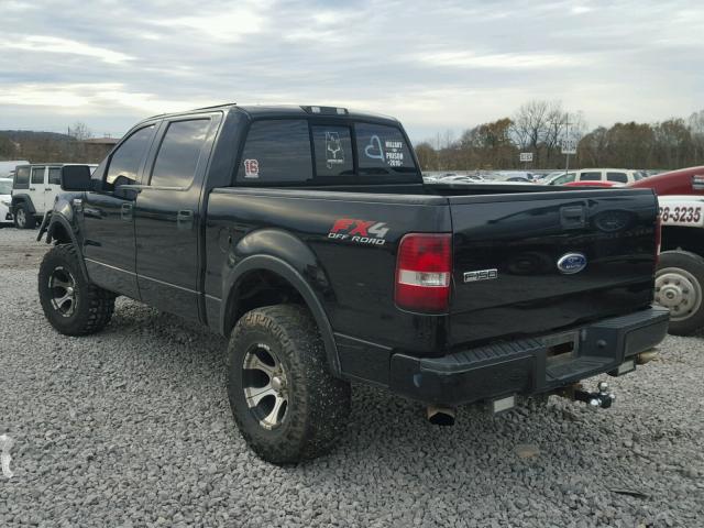 1FTPW14565KE78380 - 2005 FORD F150 SUPER BLACK photo 3