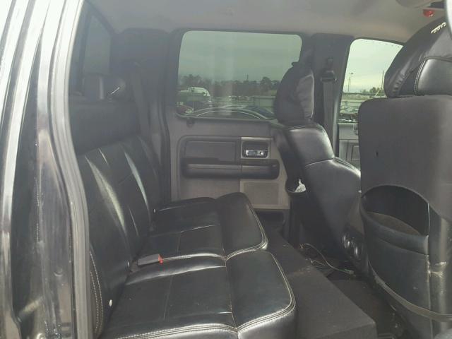 1FTPW14565KE78380 - 2005 FORD F150 SUPER BLACK photo 6