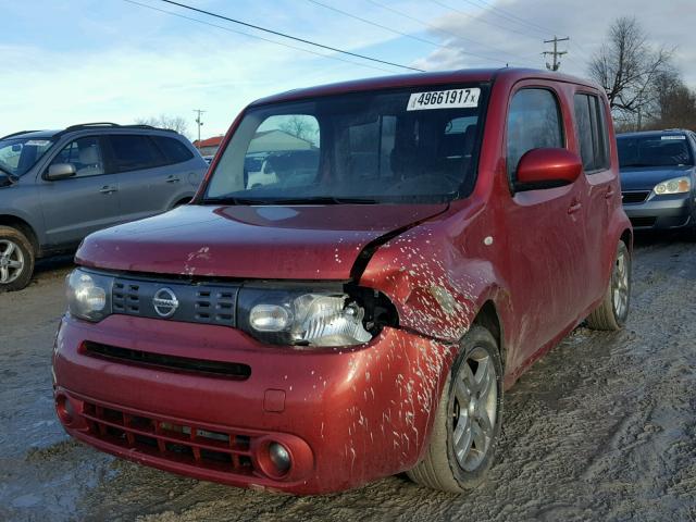 JN8AZ28R69T125030 - 2009 NISSAN CUBE BASE RED photo 2