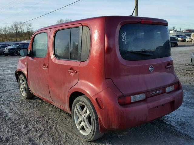 JN8AZ28R69T125030 - 2009 NISSAN CUBE BASE RED photo 3