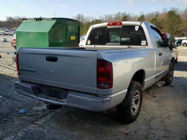 1D7HA16K03J615618 - 2003 DODGE RAM 1500 S SILVER photo 4