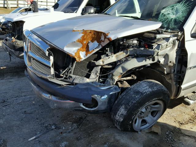 1D7HA16K03J615618 - 2003 DODGE RAM 1500 S SILVER photo 9