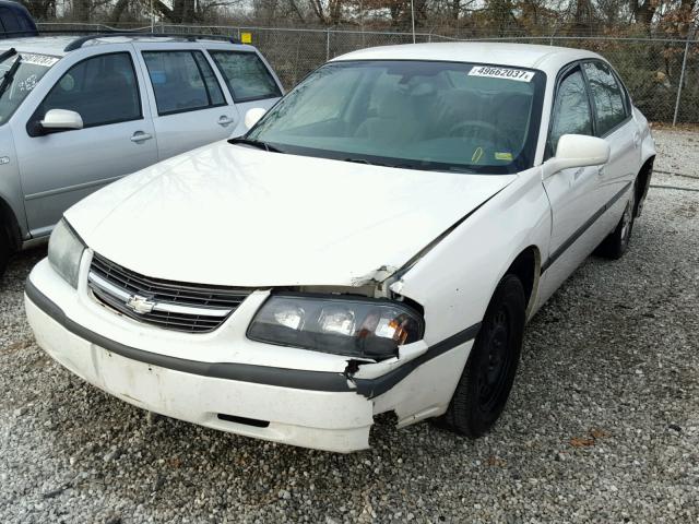 2G1WF52E159108308 - 2005 CHEVROLET IMPALA WHITE photo 2