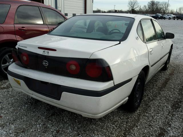 2G1WF52E159108308 - 2005 CHEVROLET IMPALA WHITE photo 4