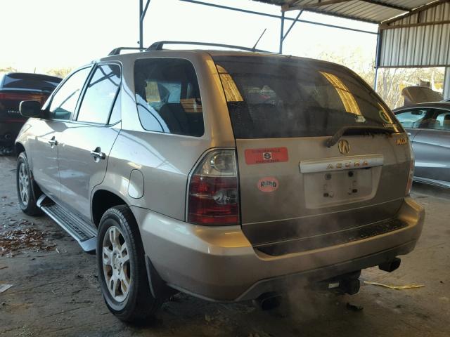 2HNYD18934H507101 - 2004 ACURA MDX TOURIN GOLD photo 3