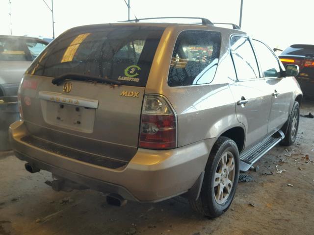 2HNYD18934H507101 - 2004 ACURA MDX TOURIN GOLD photo 4