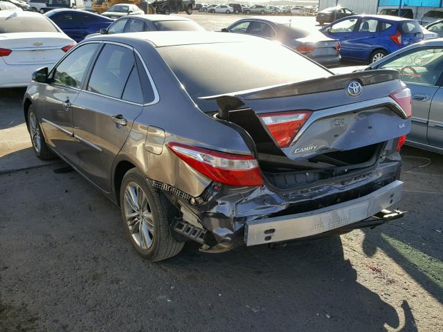 4T1BF1FK8GU266242 - 2016 TOYOTA CAMRY LE CHARCOAL photo 3