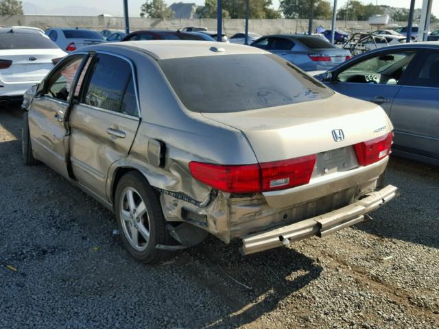 1HGCM56845A034778 - 2005 HONDA ACCORD EX GOLD photo 3