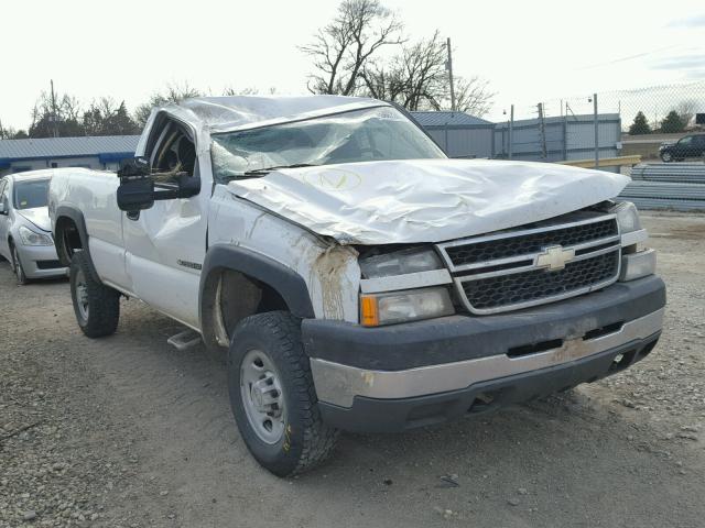 1GCHK24U16E171387 - 2006 CHEVROLET SILVERADO WHITE photo 1