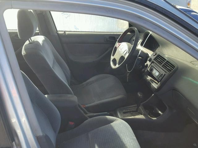 2HGEJ6617YH526009 - 2000 HONDA CIVIC BASE SILVER photo 5