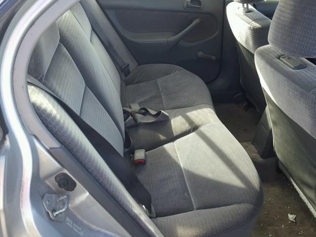 2HGEJ6617YH526009 - 2000 HONDA CIVIC BASE SILVER photo 6