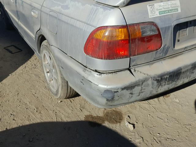 2HGEJ6617YH526009 - 2000 HONDA CIVIC BASE SILVER photo 9