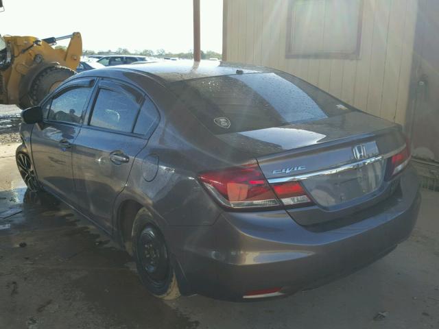 19XFB2F87EE040278 - 2014 HONDA CIVIC EX 灰色 照片 3