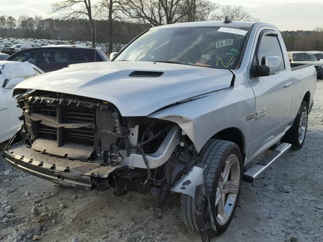 3C6JR6CTXEG151019 - 2014 RAM 1500 SPORT SILVER photo 2