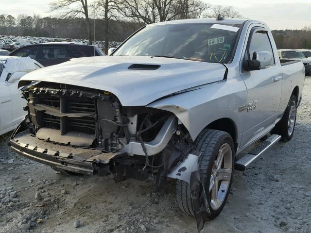 3C6JR6CTXEG151019 - 2014 RAM 1500 SPORT SILVER photo 9