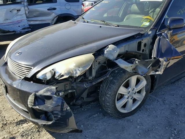 JTHBA30G265161254 - 2006 LEXUS ES 330 BLUE photo 9