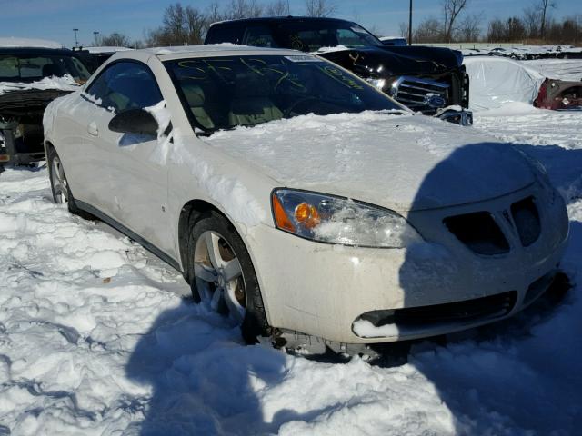 1G2ZH35N274121688 - 2007 PONTIAC G6 GT WHITE photo 1