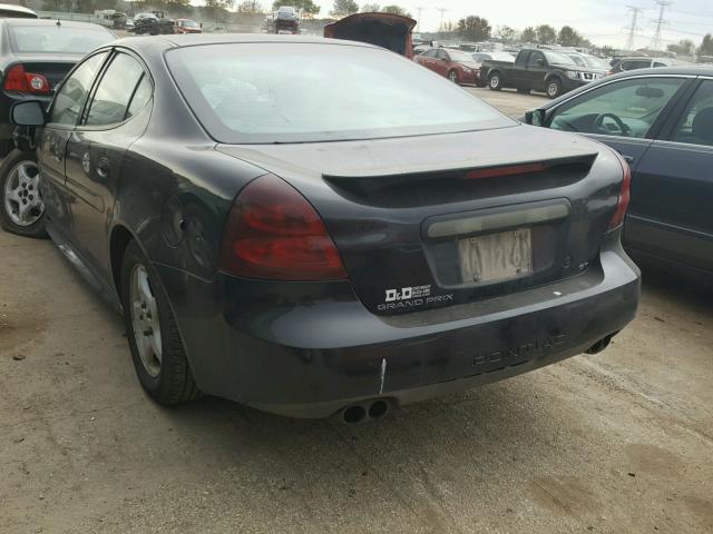 2G2WS522941109829 - 2004 PONTIAC GRAND PRIX Սև լուսանկար 3