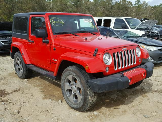 1C4AJWBG0HL559508 - 2017 JEEP WRANGLER S 红色 照片 1