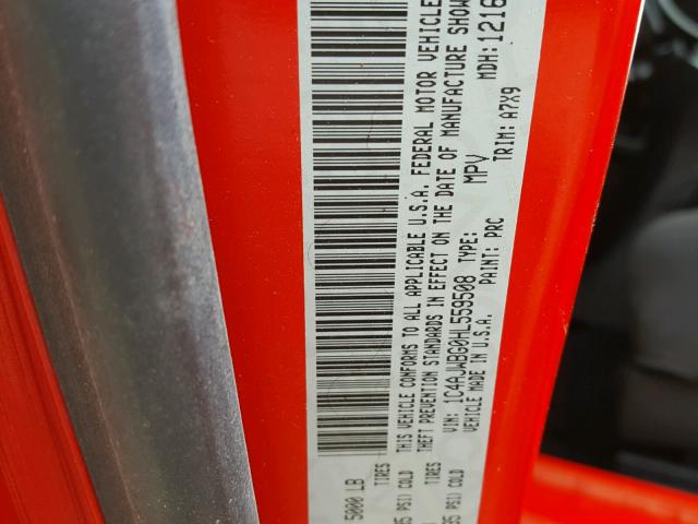 1C4AJWBG0HL559508 - 2017 JEEP WRANGLER S 红色 照片 10