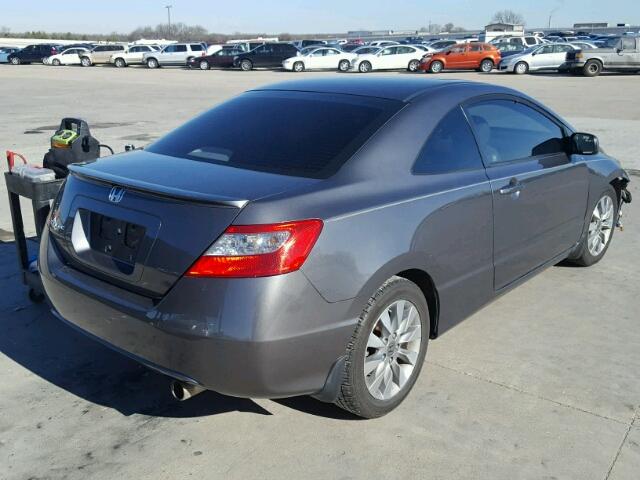 2HGFG1B87BH510912 - 2011 HONDA CIVIC EX CHARCOAL photo 4