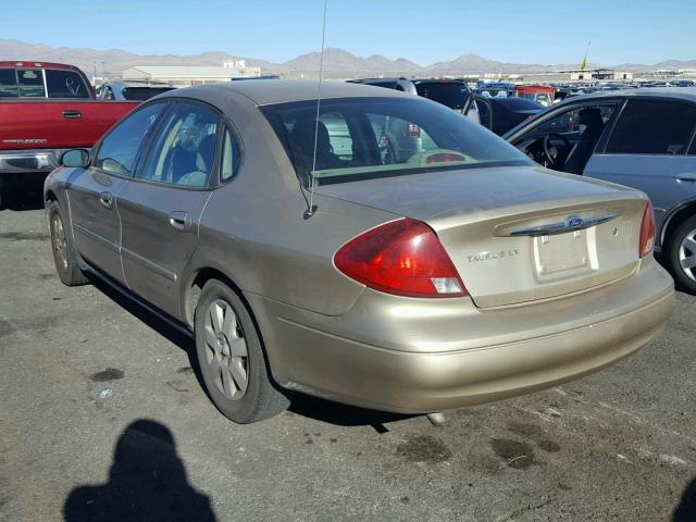 1FAFP52U61G108379 - 2001 FORD TAURUS LX TAN photo 3