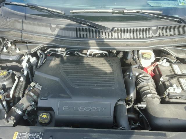 1FM5K8GT6GGC97951 - 2016 FORD EXPLORER S BLACK photo 7