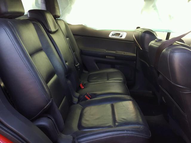 1FMHK7D81BGA03968 - 2011 FORD EXPLORER X RED photo 6