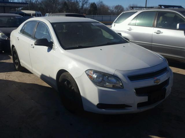 1G1ZA5EUXBF343842 - 2011 CHEVROLET MALIBU LS WHITE photo 1