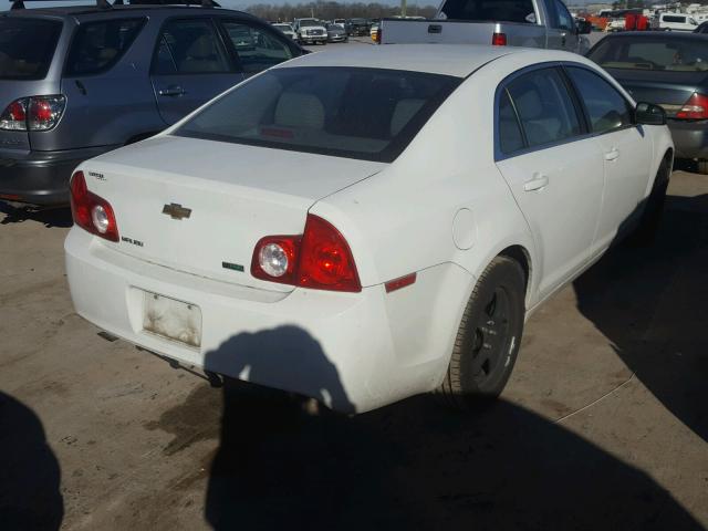 1G1ZA5EUXBF343842 - 2011 CHEVROLET MALIBU LS WHITE photo 4