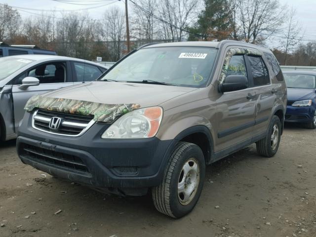 SHSRD78504U237964 - 2004 HONDA CR-V LX GOLD photo 2