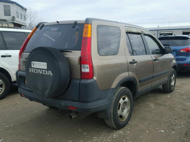 SHSRD78504U237964 - 2004 HONDA CR-V LX GOLD photo 4