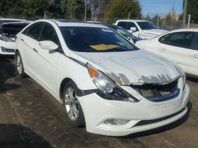 5NPEC4AC3BH013585 - 2011 HYUNDAI SONATA WHITE photo 1