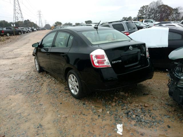 3N1AB61E28L765417 - 2008 NISSAN SENTRA 2.0 BLACK photo 3