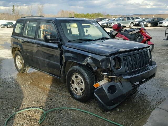 1J8FF28W58D504568 - 2008 JEEP PATRIOT SP BLACK photo 1