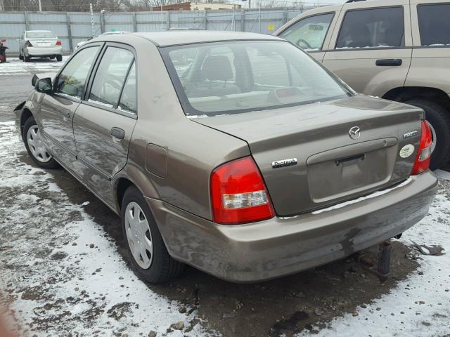 JM1BJ2222Y0287062 - 2000 MAZDA PROTEGE DX TAN photo 3