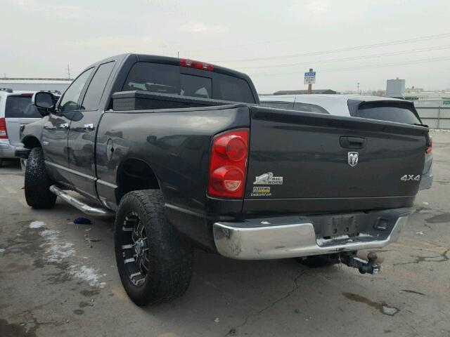 1D7HU18N28S510921 - 2008 DODGE RAM 1500 S BLACK photo 3