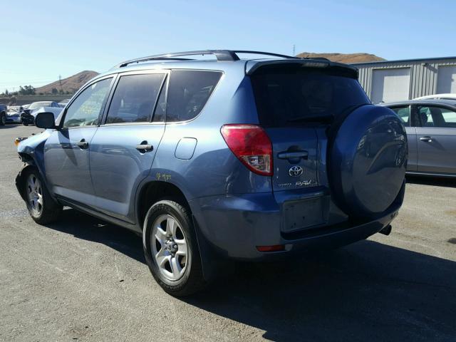 JTMZD35V885096508 - 2008 TOYOTA RAV4 BLUE photo 3