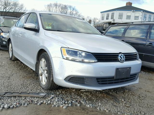 3VWDP7AJ7CM115254 - 2012 VOLKSWAGEN JETTA SE SILVER photo 1