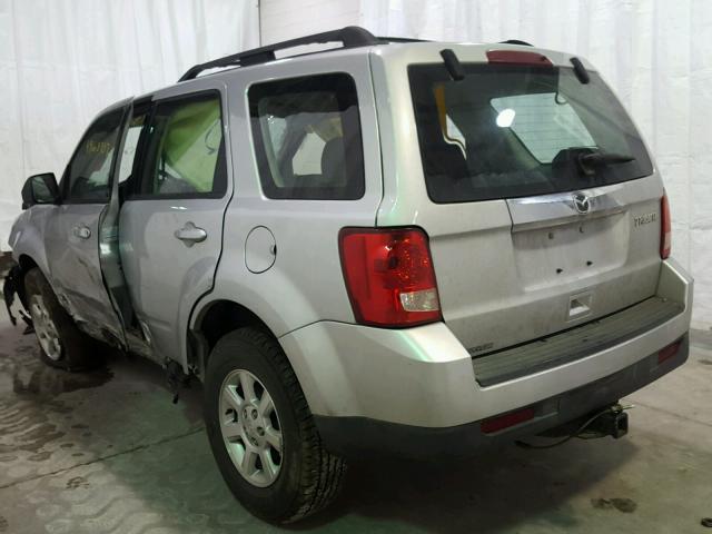 4F2CY0C77AKM03493 - 2010 MAZDA TRIBUTE I GRAY photo 3