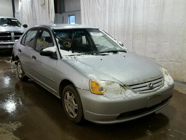 2HGES16501H603277 - 2001 HONDA CIVIC LX SILVER photo 1