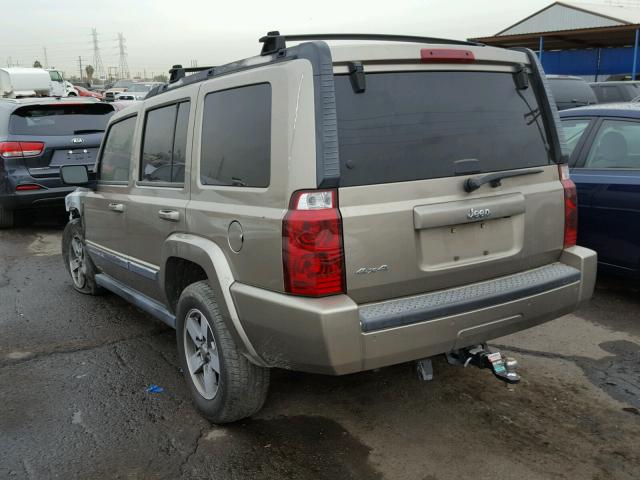 1J8HG48NX6C263778 - 2006 JEEP COMMANDER GOLD photo 3