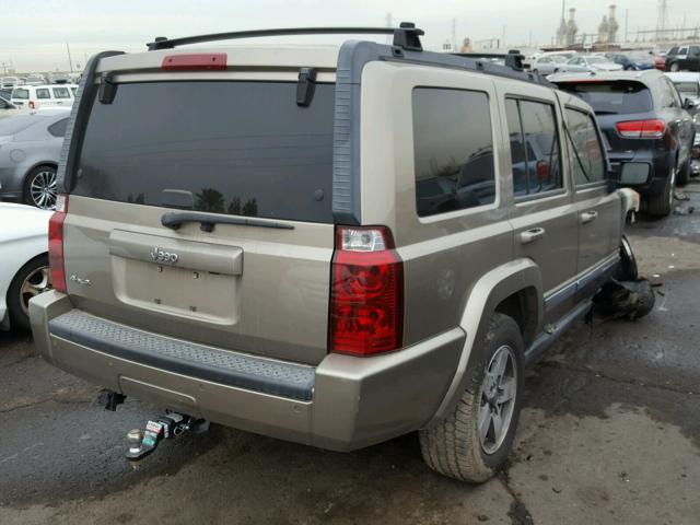 1J8HG48NX6C263778 - 2006 JEEP COMMANDER GOLD photo 4