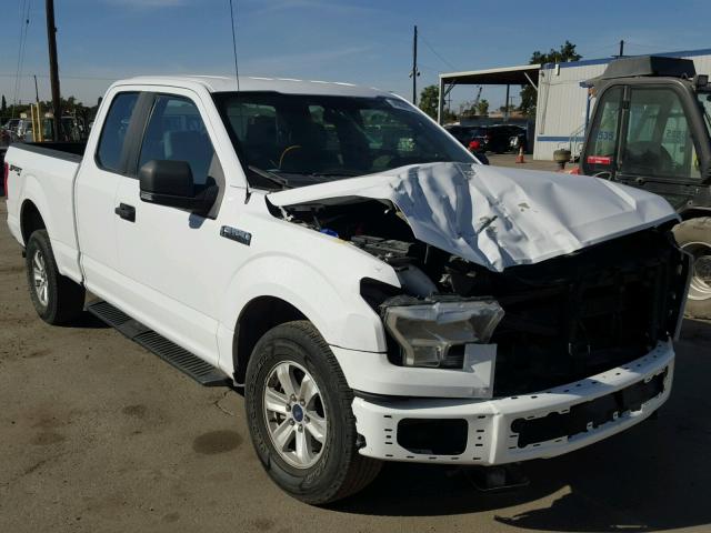 1FTFX1EF2FKE18565 - 2015 FORD F150 SUPER WHITE photo 1