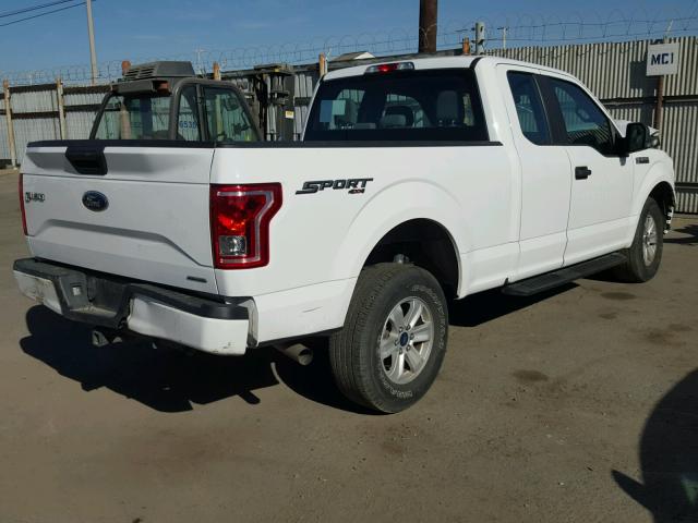 1FTFX1EF2FKE18565 - 2015 FORD F150 SUPER WHITE photo 4