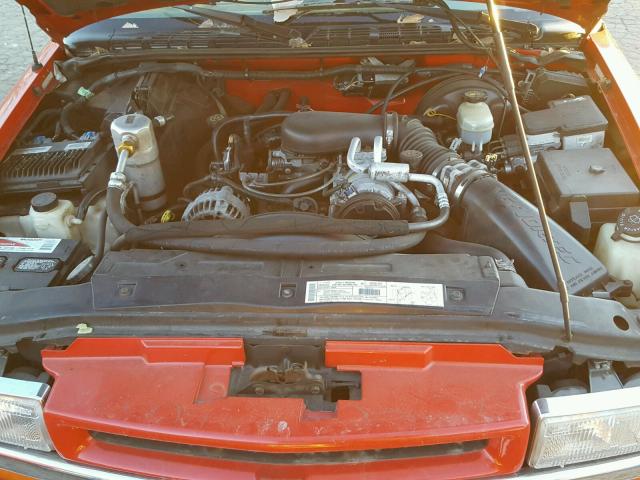 1GNCS13W0Y2109353 - 2000 CHEVROLET BLAZER RED photo 7